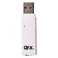 QFX® BT-900 Bluetooth Adapter with Microphone, White