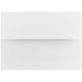 JAM Paper A6 Foil Lined Invitation Envelopes, 4.75 x 6.5, White with Red Foil, Bulk 250/Box (3243655