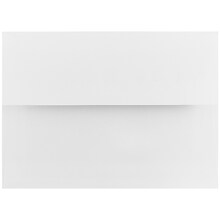 JAM Paper A6 Foil Lined Invitation Envelopes, 4.75 x 6.5, White with Red Foil, Bulk 250/Box (3243655