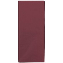 JAM Paper® Tissue Paper, Burgundy, 10/Pack (1155680)