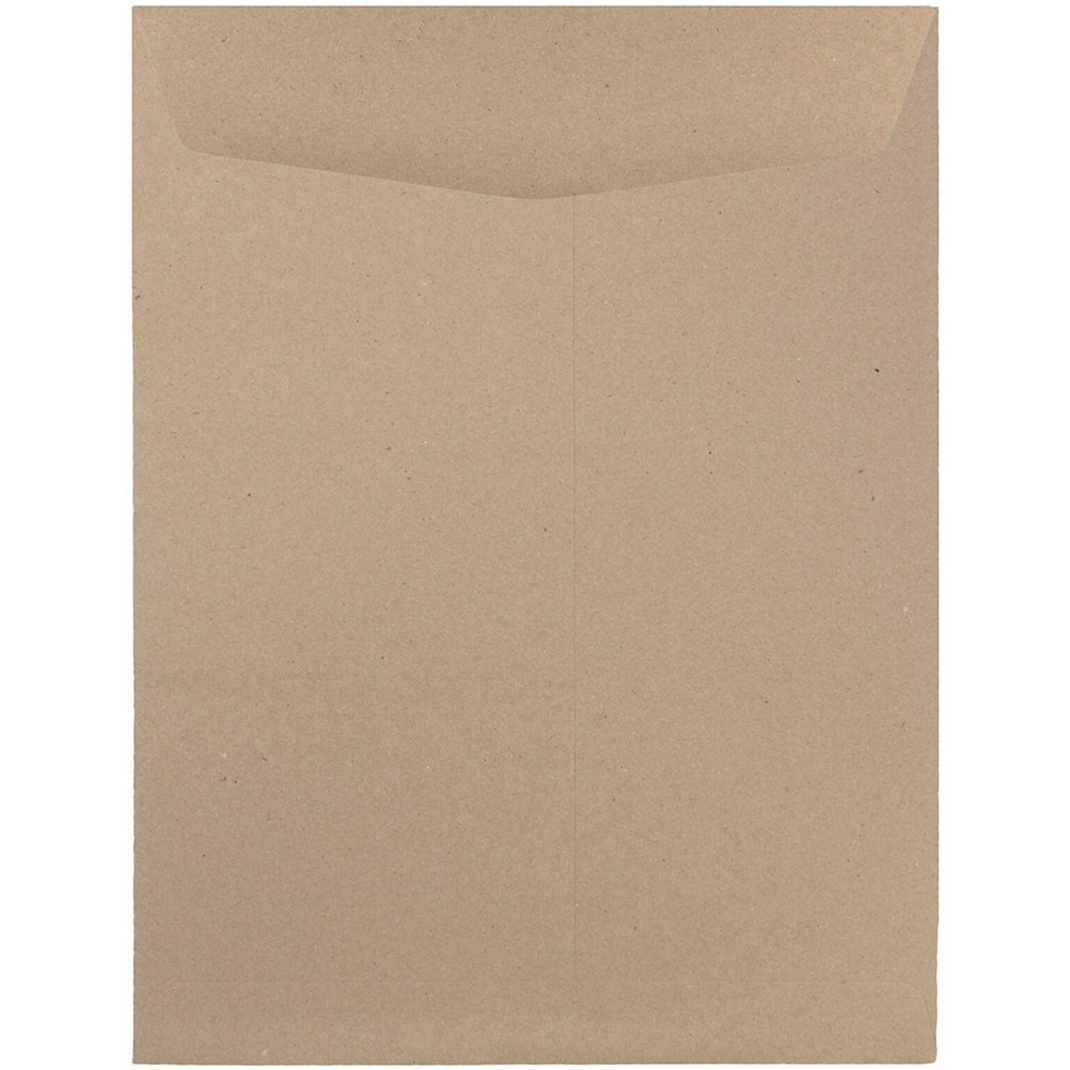 JAM Paper 9 x 12 Open End Catalog Envelopes, Brown Kraft Paper Bag, 10/Pack (38288)