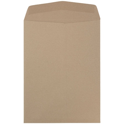 JAM Paper 10 x 13 Open End Catalog Envelopes, Brown Kraft Paper Bag, 100/Pack (6315603)