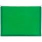 JAM Paper® Plastic Envelopes with Zip Closure, Letter Booklet, 9.5 x 12.5, Green Poly, 12/pack (218Z1GR)