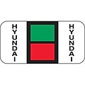 IFS Vehicle Sticker; Hyudai, Green/Red, Ringbook