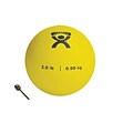 CanDo® Soft Pliable Medicine Ball; 5 Diameter, Yellow, 2 lb