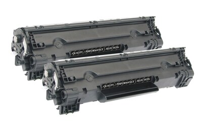 Quill Brand® Remanufactured Black Standard Yield Toner Cartridge Replacement for HP 35A (CB435D), 2/
