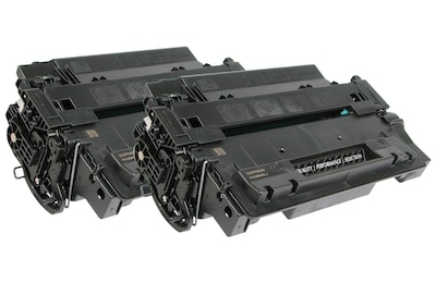 Quill Brand® Remanufactured Black High Yield Toner Cartridge Replacement for HP 55X (CE255XD), 2/Pac
