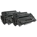 Quill Brand® Remanufactured Black High Yield Toner Cartridge Replacement for HP 55X (CE255XD), 2/Pac