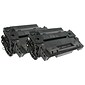 Quill Brand® Remanufactured Black High Yield Toner Cartridge Replacement for HP 55X (CE255XD), 2/Pack (Lifetime Warranty)