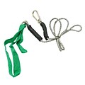 CanDo® Exercise Bungee Cord with Attachments; 4, Green - medium