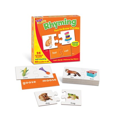 Trend Fun-To-Know Early Childhood Puzzles, Rhyming (T-36009)