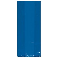 Amscan Cello Party Bags, 11.5H x 5W x 3.25D, Bright Royal Blue, 9/Pack, 25 Per Pack (379510.10