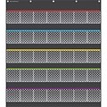 Teacher Created Resources, Black Polka Dots Storage Pocket Chart (TCR20750)