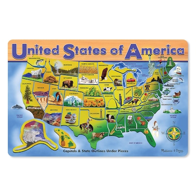 Melissa & Doug® Early Childhood Puzzles, USA Map