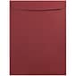 JAM Paper 9 x 12 Open End Catalog Envelopes, Dark Red, 100/Pack (31287532)