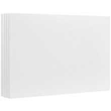 JAM Paper® Blank Note Cards, 4bar size, 3 1/2 x 4 7/8, White, 50/pack (175963i)
