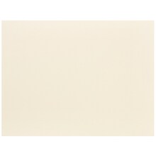 JAM Paper® Blank Note Cards, A2 size, 4.5 x 5.5, Ivory, 50/pack (175971i)