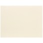 JAM Paper® Blank Note Cards, A2 size, 4.5 x 5.5, Ivory, 50/pack (175971i)
