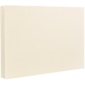 JAM Paper® Blank Note Cards, A2 size, 4.5 x 5.5, Ivory, 50/pack (175971i)