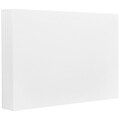 JAM Paper® Blank Note Cards, A2 size, 4.5 x 5.5, White, 50/pack (175972i)