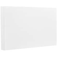 JAM Paper® Blank Note Cards, A6 size, 4 5/8 x 6 1/4, White, 50/pack (175992i)
