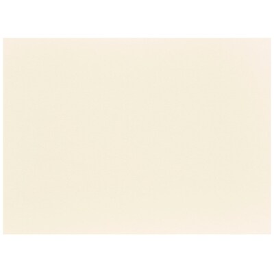 JAM Paper® Blank Note Cards, A7 size, 5 1/8 x 7, Ivory, 50/pack (1751005i)