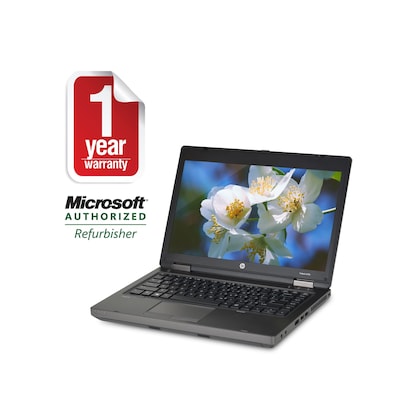 HP ProBook 6470B 14 Refurbished Laptop, Intel i5-3320M 2.6GHz Processor, 8GB Memory, 128GB SSD, Windows 10 Pro