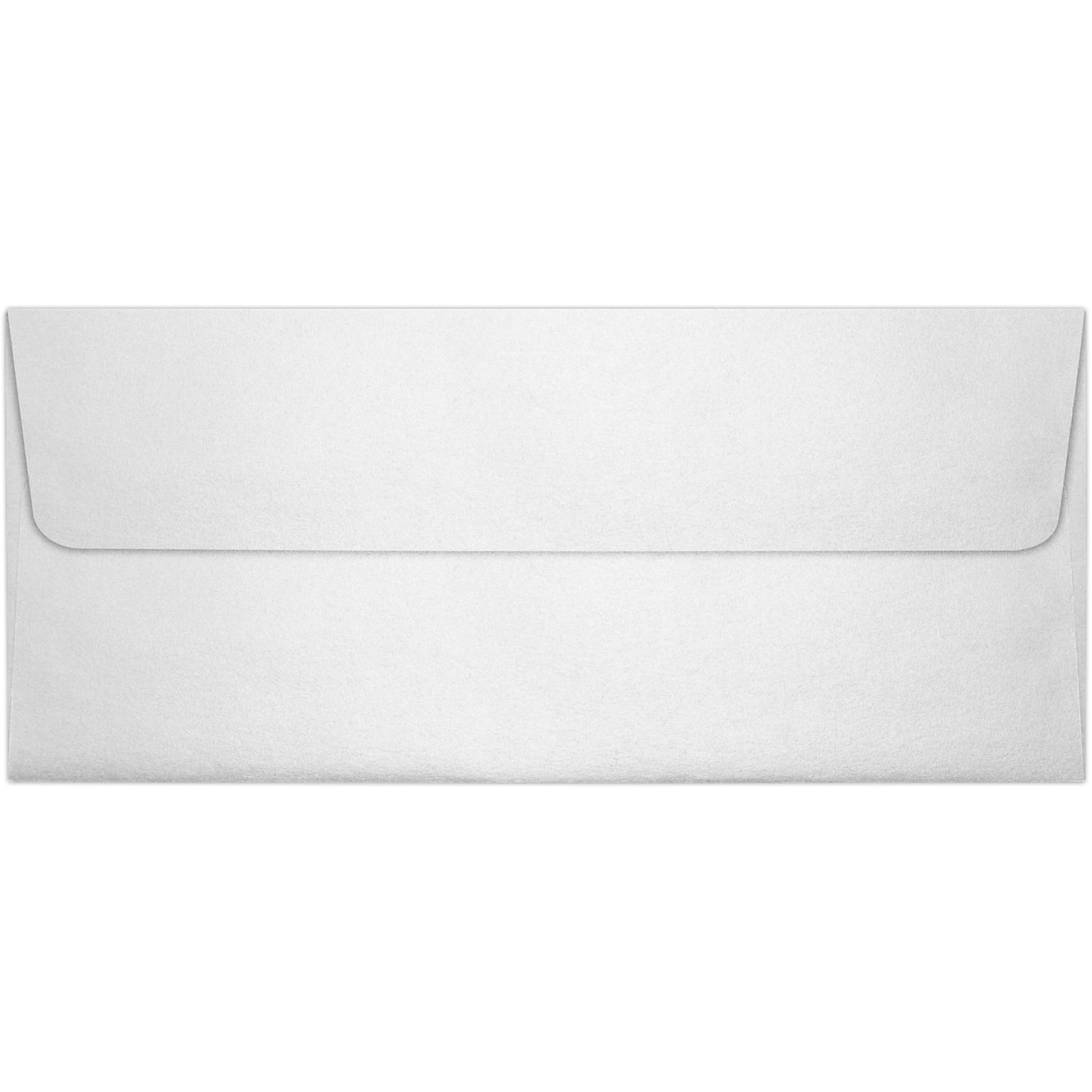 LUX® 80lb 4 1/8x9 1/2 Square Flap Metallic Envelopes; Crystal, 500/BX