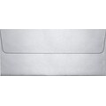 LUX® 80lb 4 1/8x9 1/2 Square Flap Metallic #10 Envelopes, Silver, 500/BX