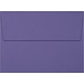 LUX® 80lbs. 5 1/4 x 7 1/4 Square Flap Envelopes W/Peel & Press, Wisteria Purple, 1000/BX