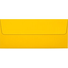 LUX Square Flap Self Seal #10 Invitation Envelope, 4 1/2 x 9 1/2, Yellow, 250/Box (EX4860-12-250)