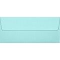 LUX 80lb 4 1/8x9 1/2 Square Flap #10 Envelopes W/Peel&Press, Seafoam Blue, 250/BX