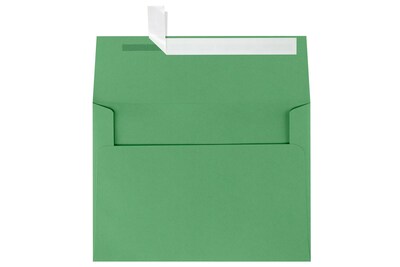 LUX A7 Invitation Envelopes (5 1/4 x 7 1/4) 250/Box, Holiday Green (FE4280-12-250)