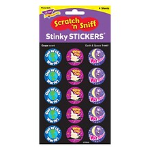 Trend Earth & Space/Grape Stinky Stickers, 60 ct. (T-6407)