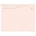 2017-2018 Blue Sky, Academic Ashley G Weekly/Monthly Planner, Overlap Dot, 8.5 x 11