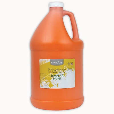 Little Masters® Tempera Paint, 1 Gallon, Orange