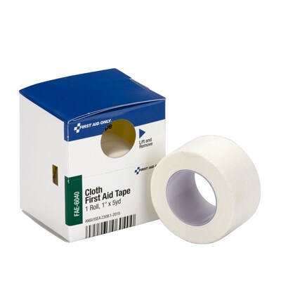 First Aid Only SmartCompliance Refill Cloth First Aid Tape, 1"X 5 Yd. (FAE-6040)