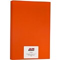 JAM Paper Matte Colored 11 x 17 Copy Paper, 24 lbs., Orange Recycled, 100 Sheets/Pack (16728464)