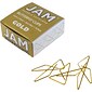 JAM PAPER Butterfly Clips, Gold, 15/Pack (22116346)