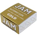 JAM PAPER Butterfly Clips, Gold, 15/Pack (22116346)