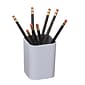 Fusion Pencil Cup Holder, White/Gray (37524)