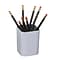 Fusion Pencil Cup Holder, White/Gray (37524)