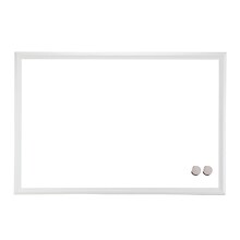 U Brands Magnetic Dry Erase Whiteboard, White Decor Frame, 30 x 20 (2071U00-01)