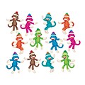 Trend Enterprises® 5 1/2 - 6 Classic Accents Variety Pack, Sock Monkeys Solids, 36/Pack (T-10608)