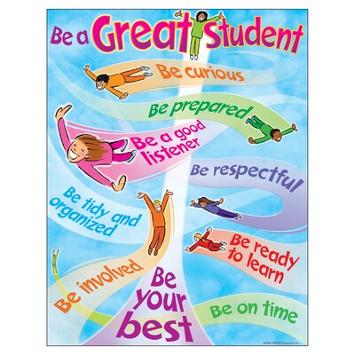 Trend® Learning Charts, Be a Great Student
