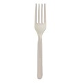 BioGreenChoice Plastic Fork, Medium-Weight, White, 1000/Carton (BGC-201)