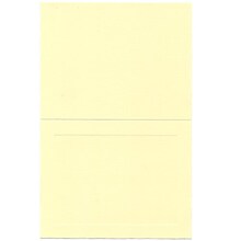 JAM Paper® Blank Foldover Cards, A2 size, 4 3/8 x 5 7/16, Ivory Panel, 100/pack (309914)