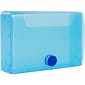 JAM Paper® Large Business Card Holder, 2.25 x 3.25 x 1, Blue, Sold Individually (245232761)
