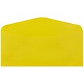 JAM Paper #9 Business Envelope, 3 7/8 x 8 7/8, Yellow, 50/Pack (1532902I)