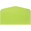 JAM Paper #9 Business Envelope, 3 7/8 x 8 7/8, Ultra Lime Green, 25/Pack (1532898)